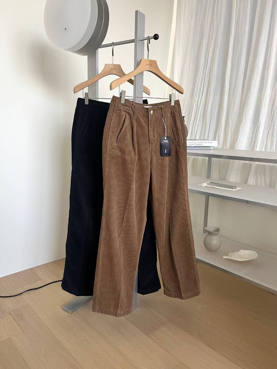 SIMPIEBEIGE韓國直郵㊣女士新品人氣休閑真品25秋冬牛仔褲燈芯絨SIMPIEBEIGE牛仔褲