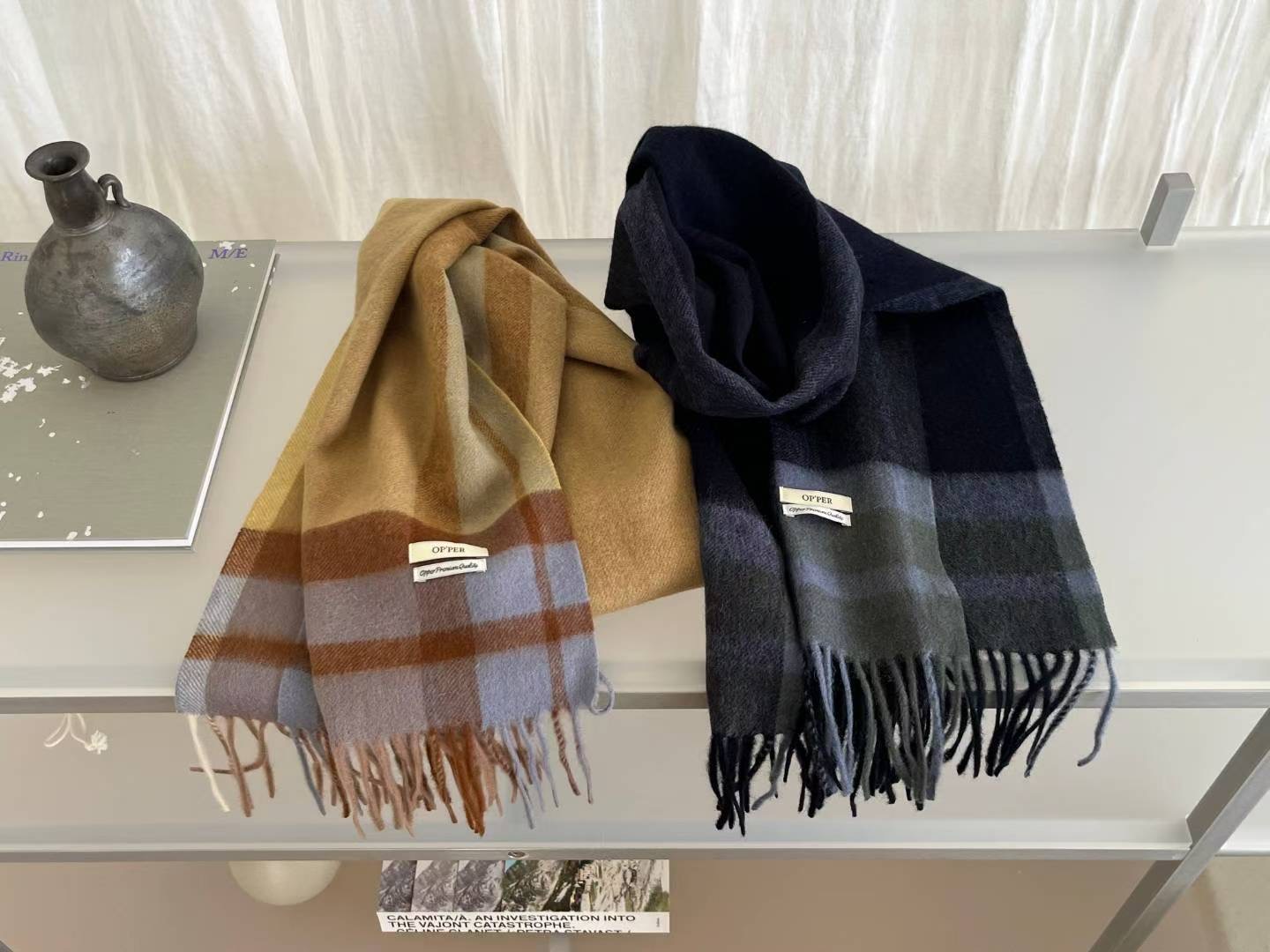 SIMPIEBEIGE東大門㊣直郵女裝新品休閑25秋冬職業人氣圍巾披肩SIMPIEBEIGE圍巾/披肩