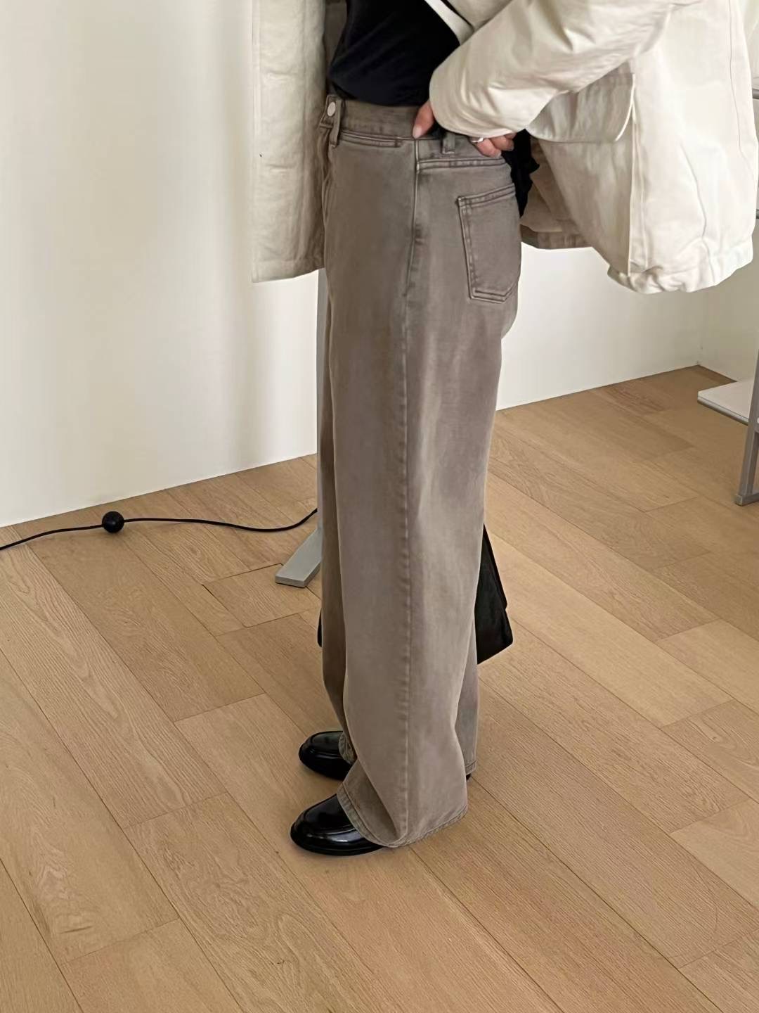 SIMPIEBEIGE韓國直郵㊣女士新款推薦職業時尚真品熱賣牛仔褲SIMPIEBEIGE牛仔褲