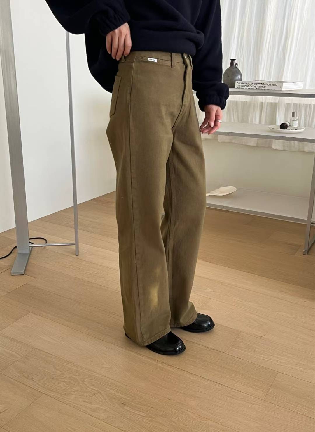 SIMPIEBEIGE韓國直郵㊣女士新款推薦職業時尚真品熱賣牛仔褲SIMPIEBEIGE牛仔褲