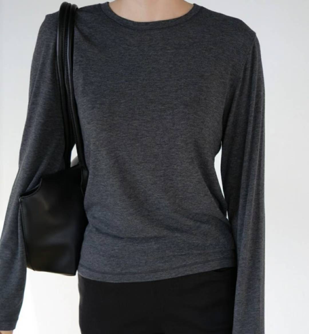 SIMPIEBEIGE韓國代購㊣女裝新款職業時尚人氣推薦長袖T恤兔子SIMPIEBEIGE長袖T恤圖色3