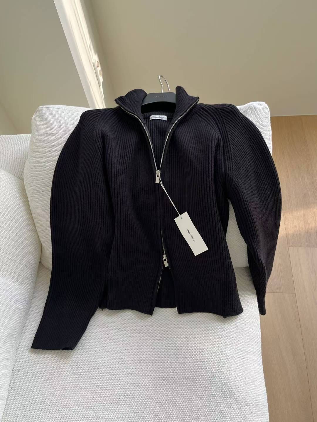 SIMPIEBEIGE東大門㊣直郵女士新款職業時尚休閑真品毛衣拉鏈SIMPIEBEIGE毛衣圖色2