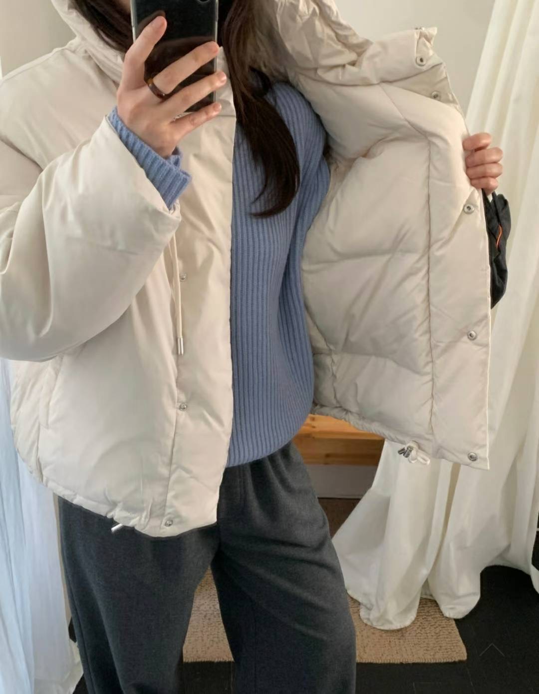 SIMPIEBEIGE東大門㊣代購女士新款職業25秋冬休閑短款羽絨服SIMPIEBEIGE短款羽絨服