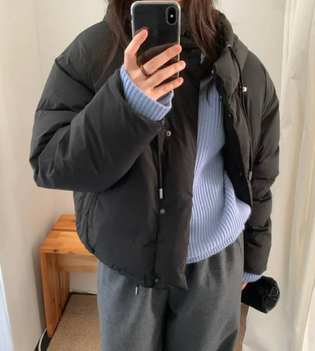 SIMPIEBEIGE東大門㊣代購女士新款職業25秋冬休閑短款羽絨服SIMPIEBEIGE短款羽絨服圖色2