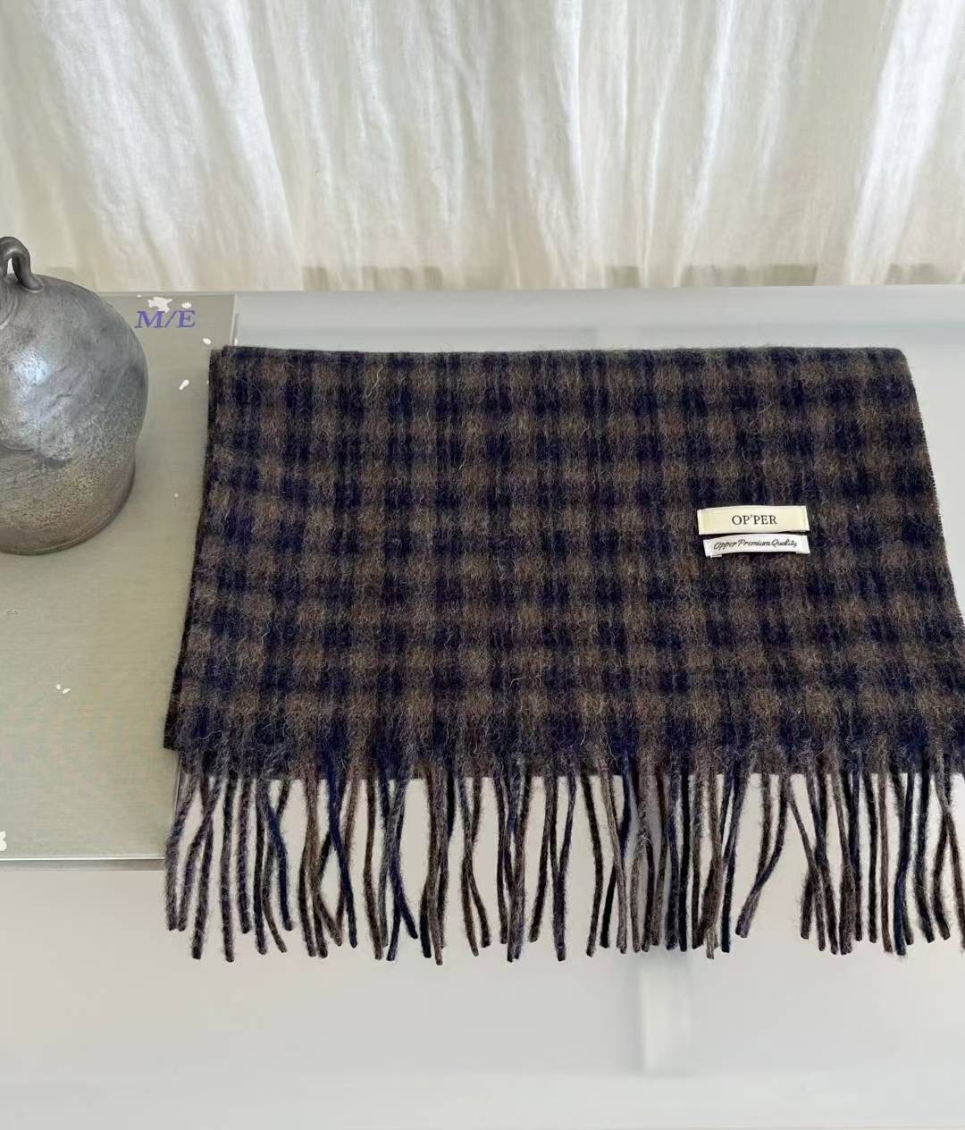 SIMPIEBEIGE韓國直郵㊣女士新款時尚休閑人氣25秋冬圍巾披肩SIMPIEBEIGE圍巾/披肩圖色2