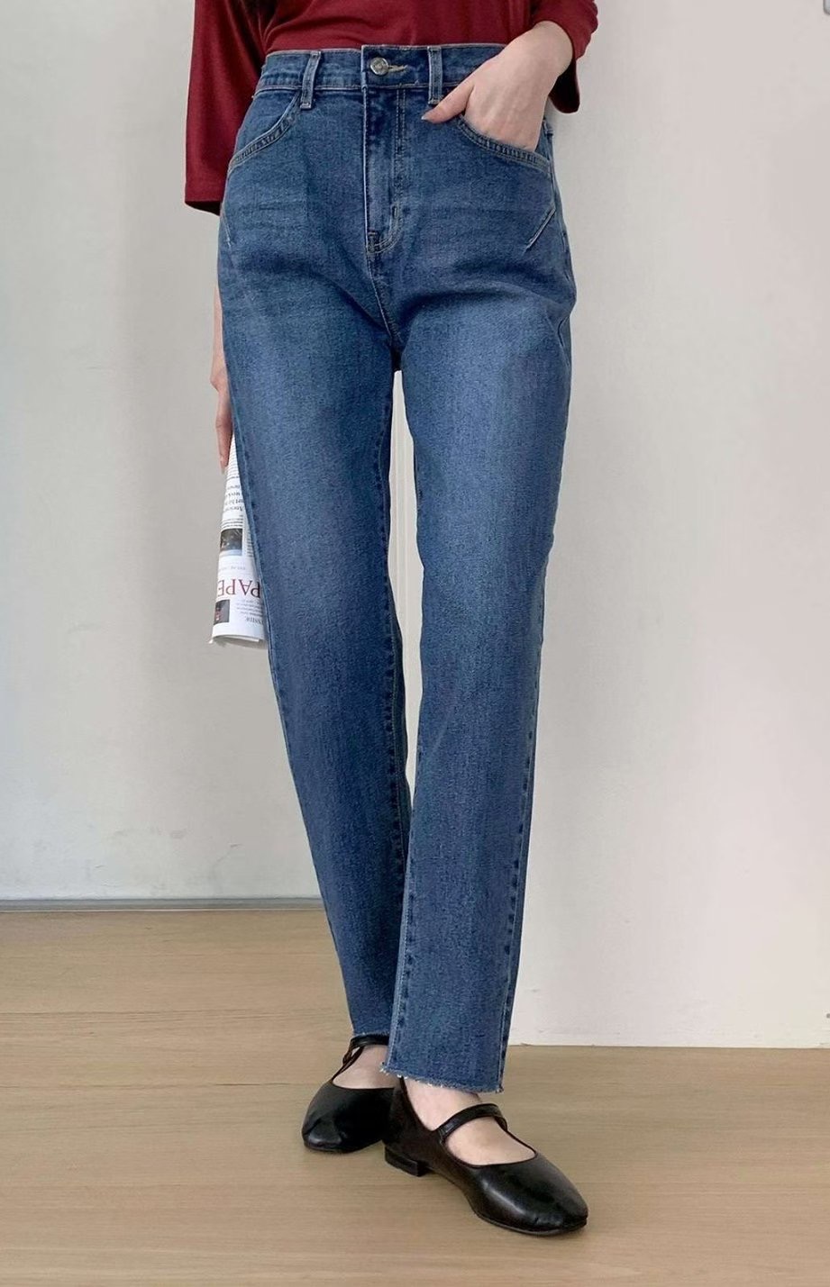 7STAR東大門㊣代購女士新款職業人氣熱賣真品時尚休閑牛仔褲7STAR牛仔褲圖色1