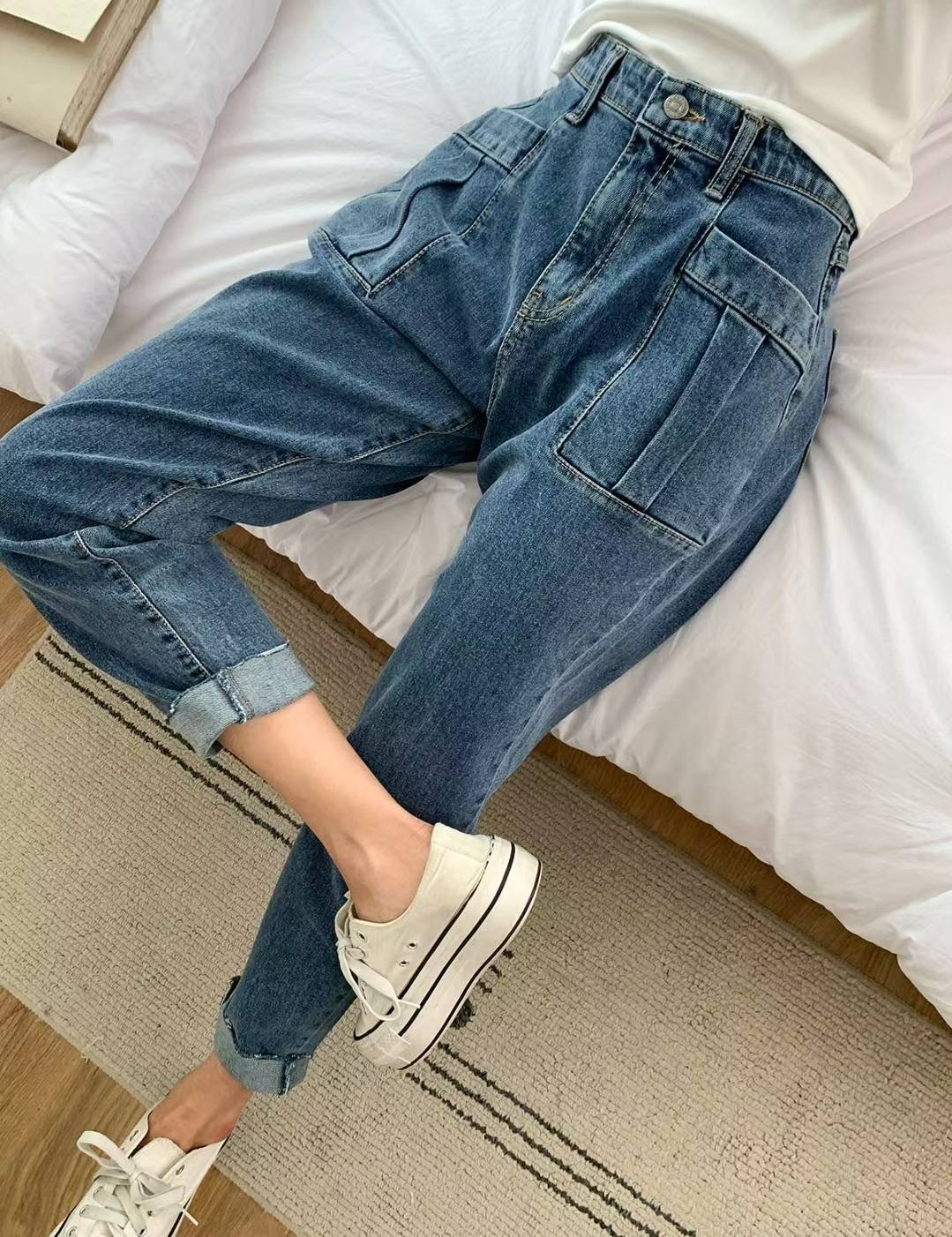 7STAR東大門㊣代購女士新品休閑真品人氣25秋冬推薦時尚牛仔褲7STAR牛仔褲