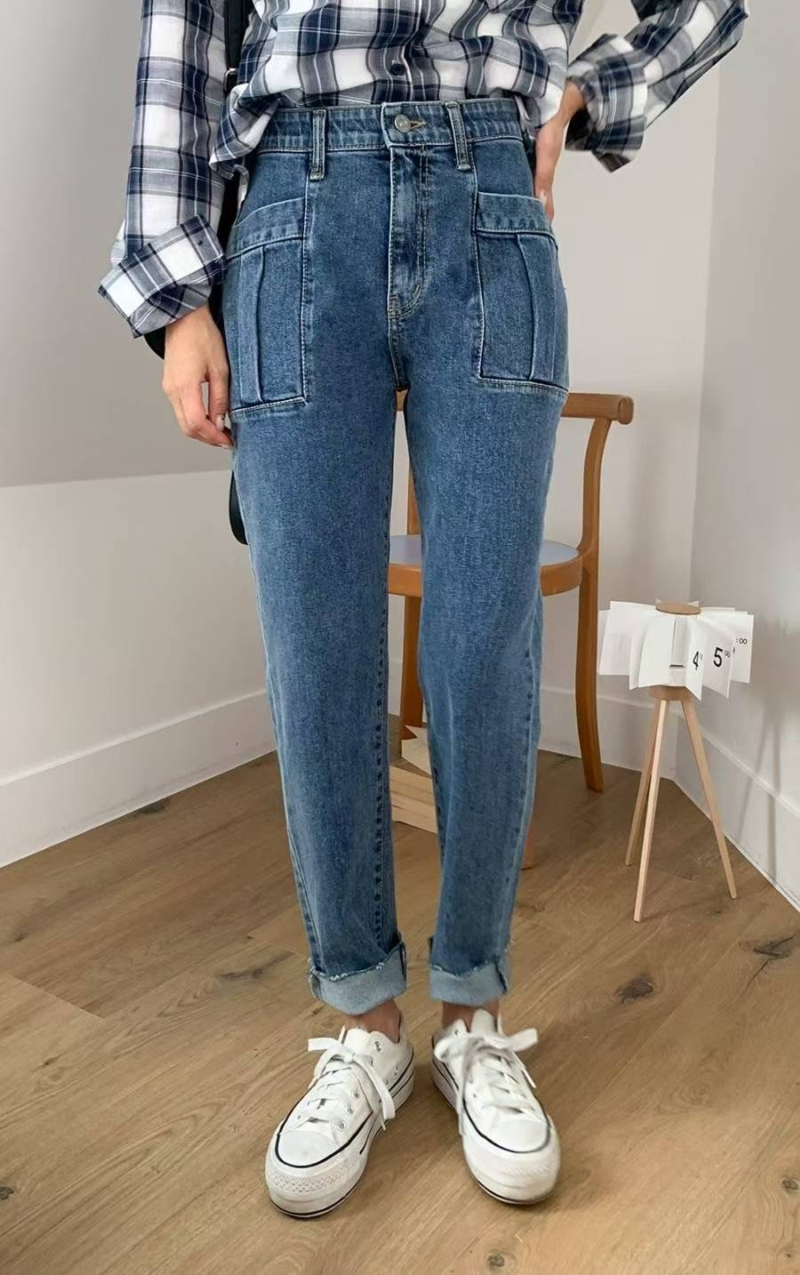 7STAR東大門㊣代購女士新品休閑真品人氣25秋冬推薦時尚牛仔褲7STAR牛仔褲圖色1