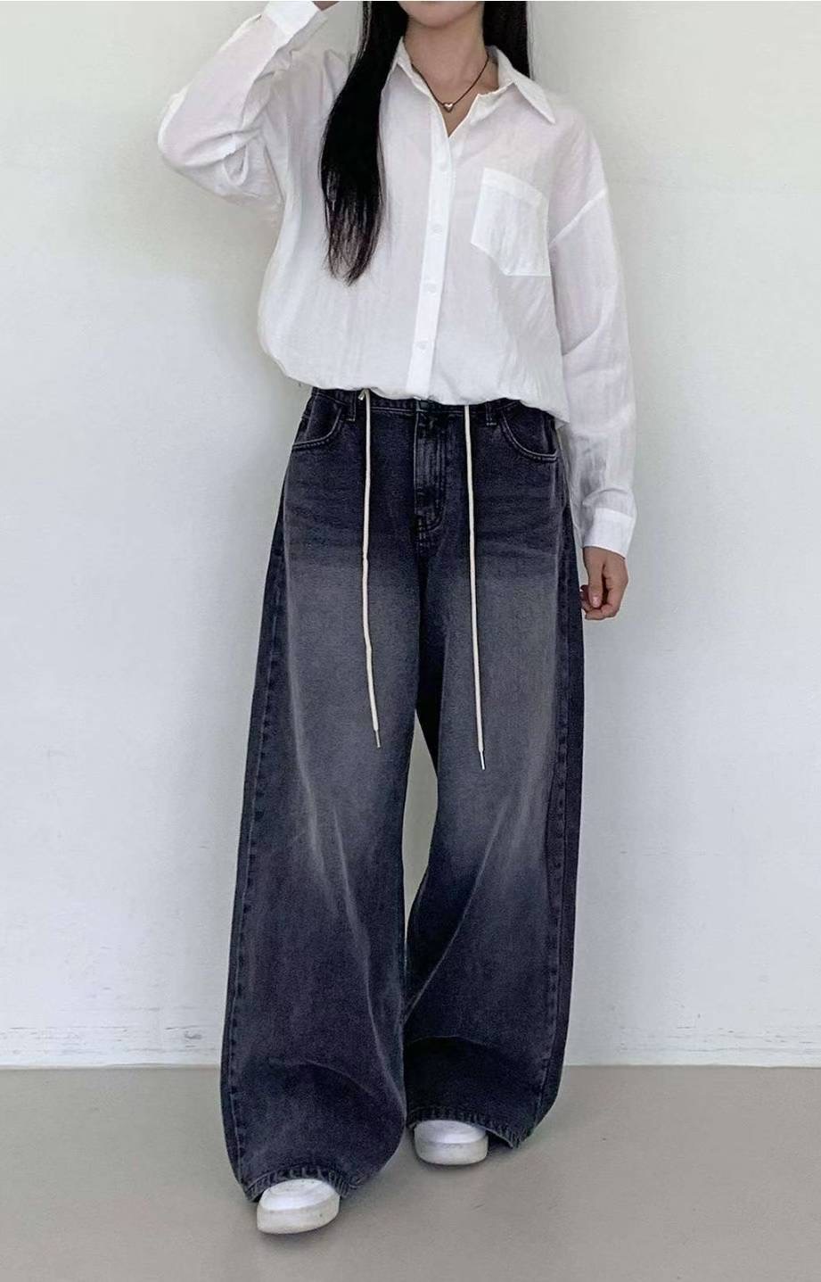 7STAR東大門㊣直郵女裝新款25秋冬熱賣職業推薦真品時尚牛仔褲7STAR牛仔褲圖色1