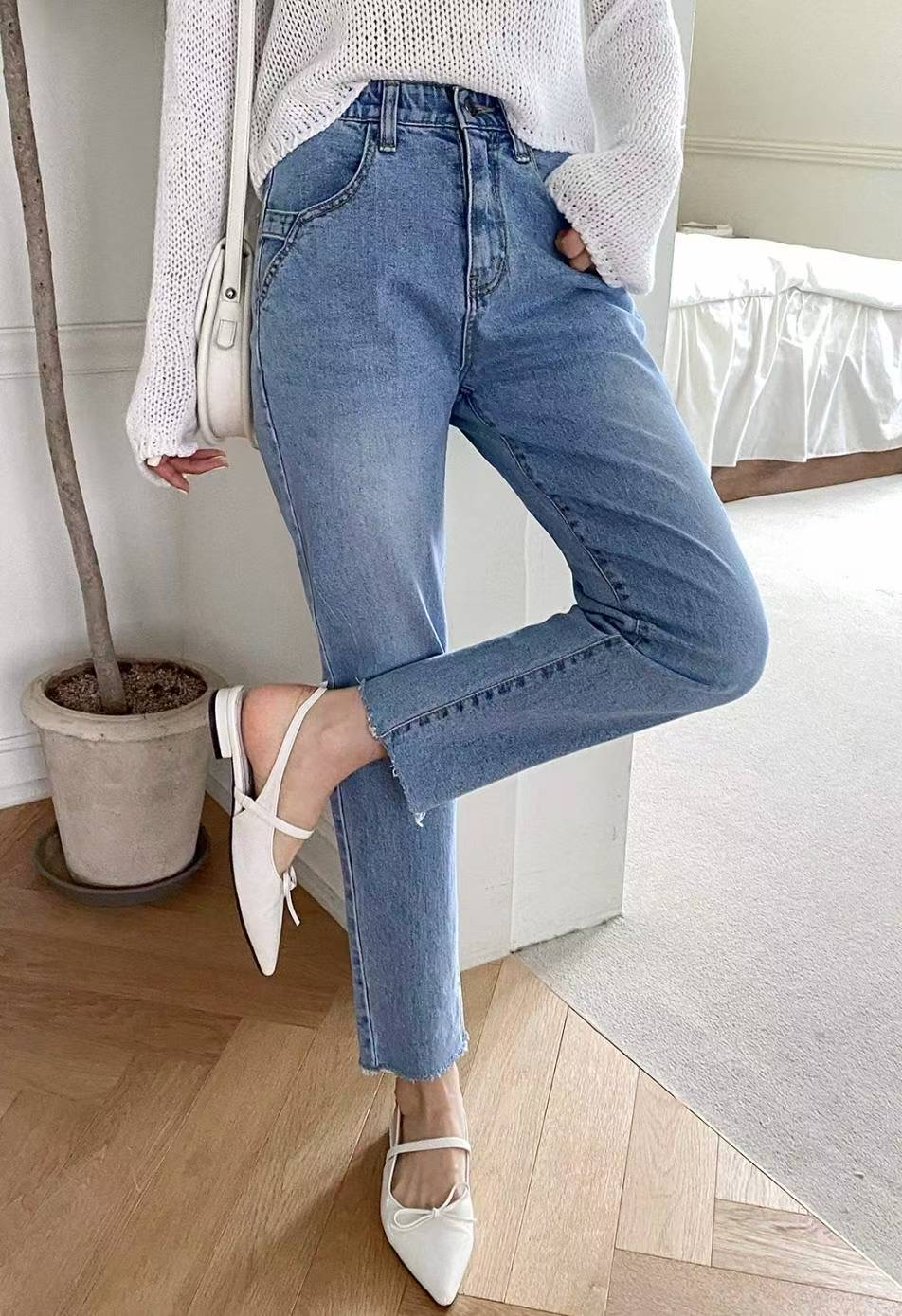 7STAR東大門㊣實拍女裝新款休閑熱賣真品時尚25秋冬職業牛仔褲7STAR牛仔褲