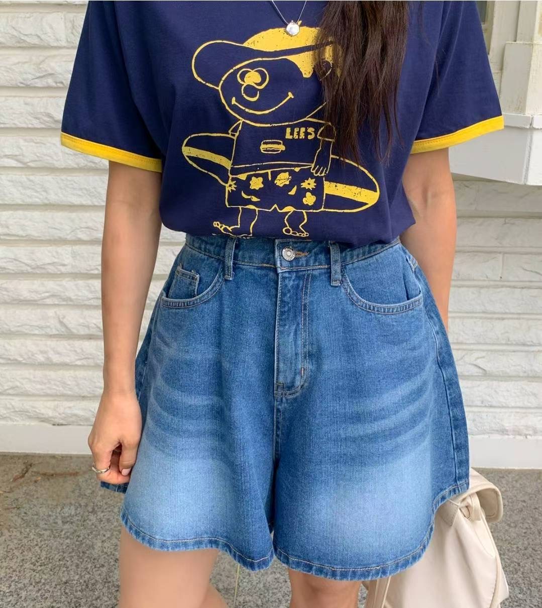 7STAR東大門㊣直郵女士新款25秋冬職業熱賣真品推薦休閑短褲7STAR短褲圖色1