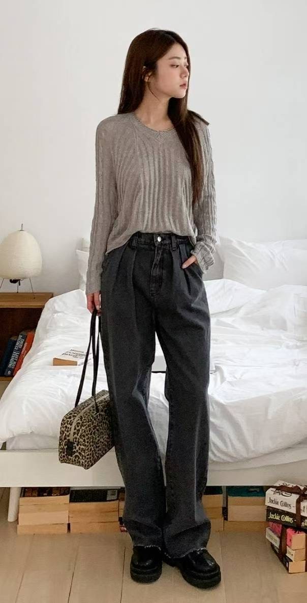 7STAR東大門㊣代購女裝新品推薦人氣時尚熱賣牛仔褲不含腰帶7STAR牛仔褲