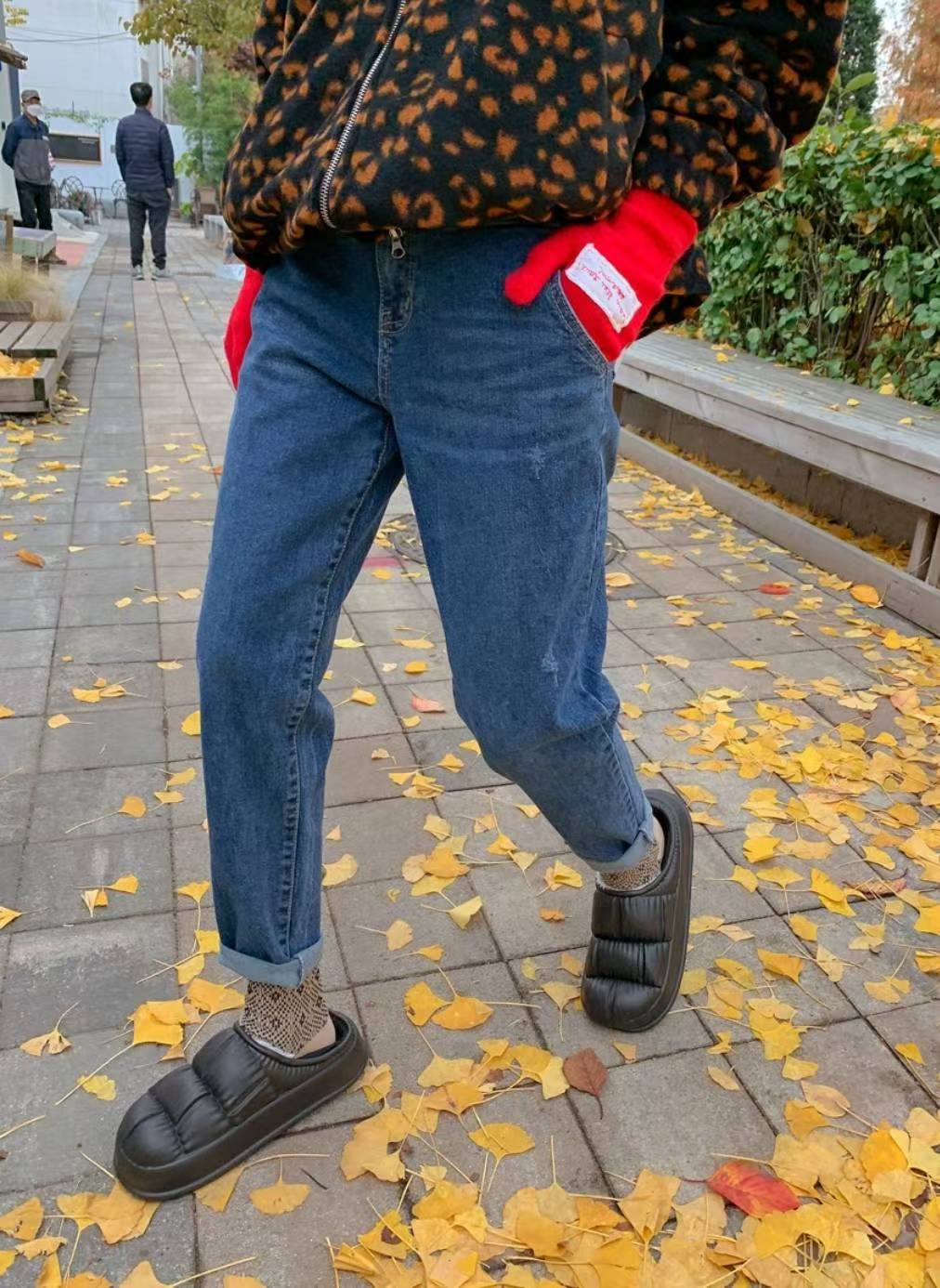 7STAR東大門㊣直郵女裝新款熱賣25秋冬真品人氣推薦休閑牛仔褲7STAR牛仔褲