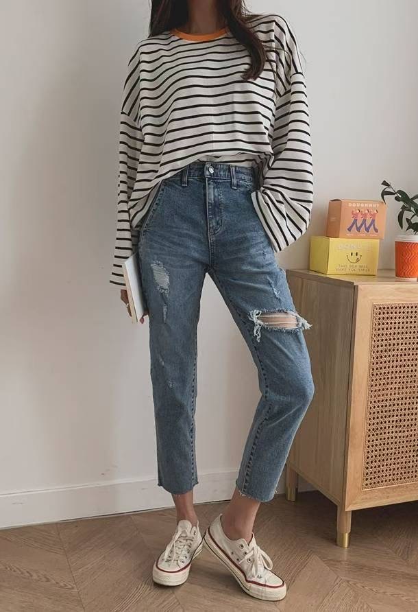 7STAR東大門㊣代購女士新品時尚職業真品推薦25秋冬熱賣牛仔褲7STAR牛仔褲