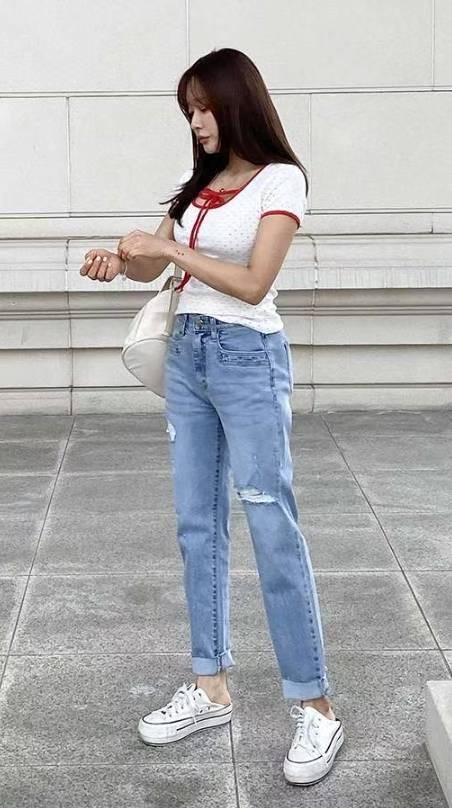 7STAR韓國代購㊣女裝新款時尚熱賣人氣職業真品25秋冬牛仔褲7STAR牛仔褲