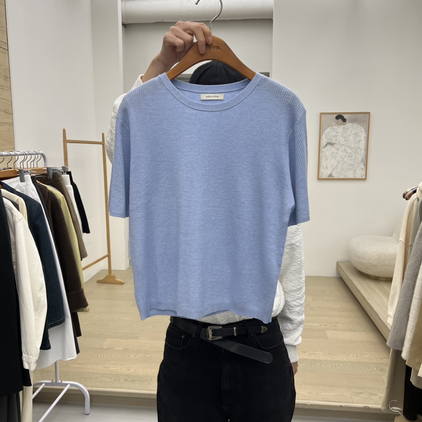 DRESS ROOM東大門㊣代購女裝新品人氣熱賣時尚休閑針織衫寬松DRESS ROOM針織衫圖色2