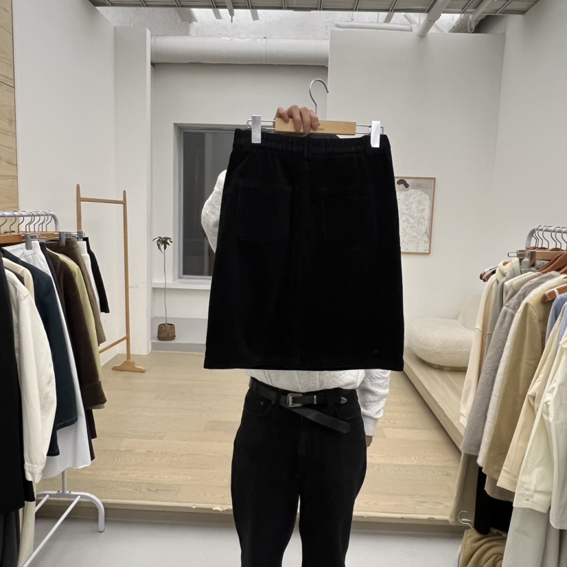 DRESS ROOM韓國代購㊣女士新款職業熱賣人氣真品短裙燈芯絨DRESS ROOM短裙