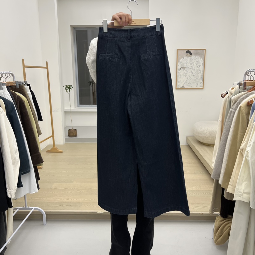 DRESS ROOM東大門㊣直郵女裝新品25秋冬真品熱賣牛仔褲含腰帶DRESS ROOM牛仔褲