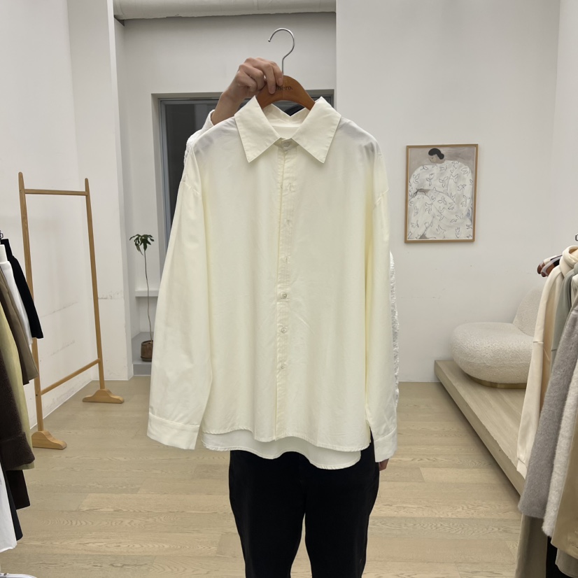 DRESS ROOM韓國代購㊣女士新款真品25秋冬職業推薦襯衫蕾絲衫DRESS ROOM襯衫/蕾絲衫圖色1