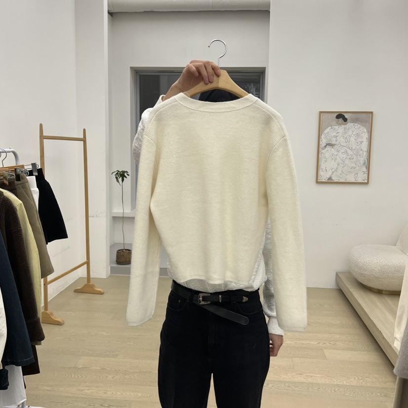 DRESS ROOM東大門㊣直郵女士新款熱賣人氣時尚25秋冬針織衫開衫DRESS ROOM針織衫