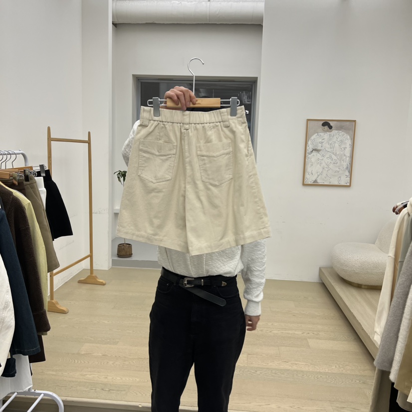 DRESS ROOM東大門㊣代購女士新款推薦時尚休閑真品短褲燈芯絨DRESS ROOM短褲