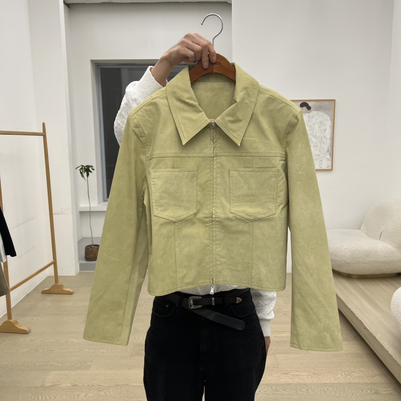 DRESS ROOM韓國直郵㊣女裝新品25秋冬熱賣時尚職業推薦夾克DRESS ROOM夾克圖色1