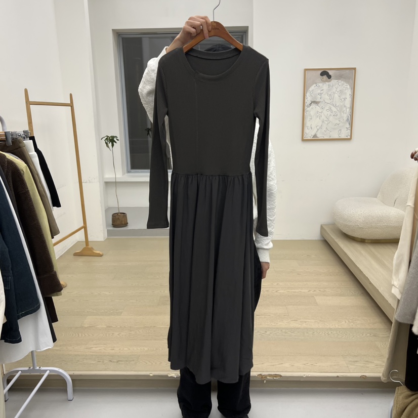 DRESS ROOM東大門㊣代購女士新款休閑職業推薦時尚25秋冬連衣裙DRESS ROOM連衣裙圖色1