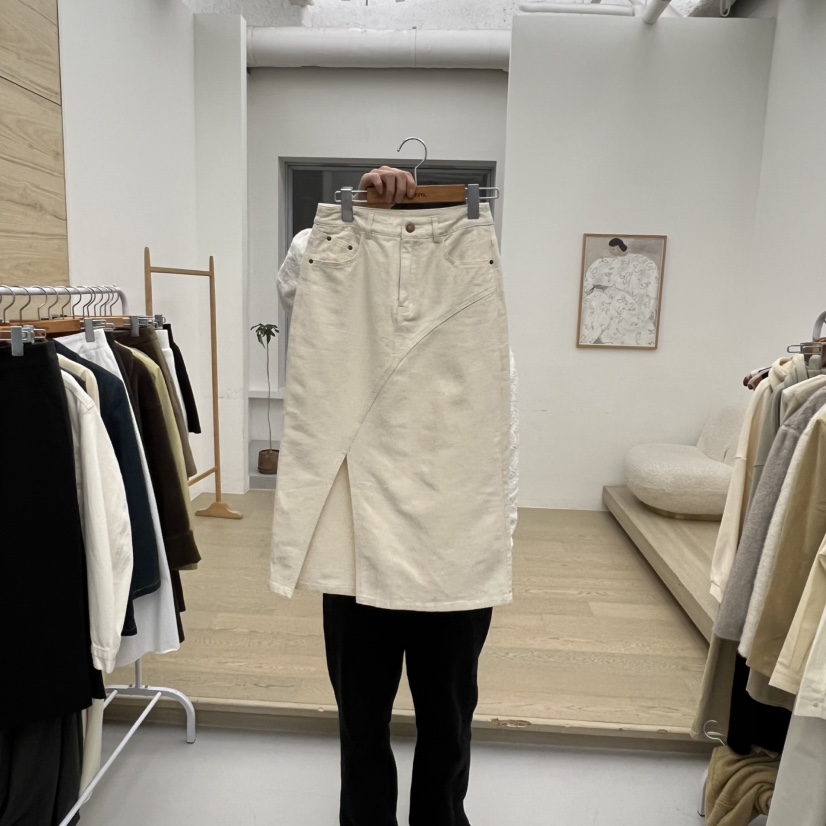 DRESS ROOM東大門㊣代購女士新品真品時尚熱賣半身裙中短裙DRESS ROOM半身裙/中短裙圖色1