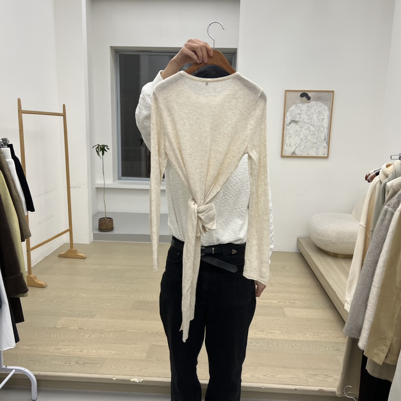 DRESS ROOM韓國代購㊣女裝新品休閑職業真品25秋冬長袖T恤DRESS ROOM長袖T恤