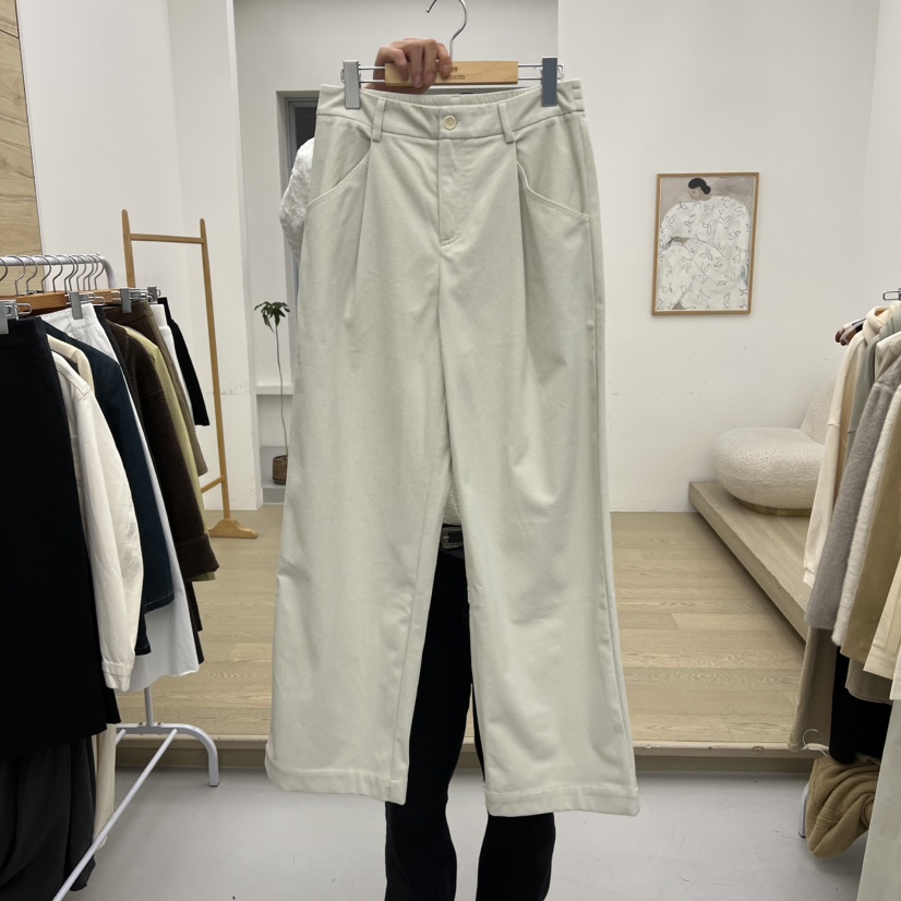 DRESS ROOM韓國直郵㊣女裝新品推薦25秋冬真品休閑褲燈芯絨DRESS ROOM休閑褲圖色1