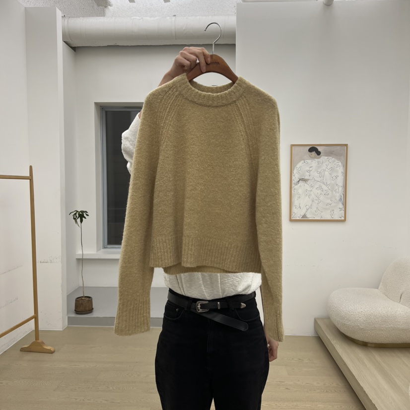 DRESS ROOM東大門㊣代購女士新品推薦時尚熱賣人氣真品毛衣DRESS ROOM毛衣圖色1