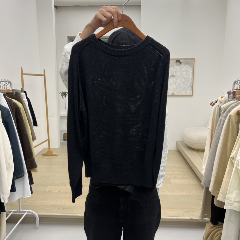 DRESS ROOM韓國代購㊣女裝新款職業熱賣25秋冬時尚真品針織衫DRESS ROOM針織衫圖色2