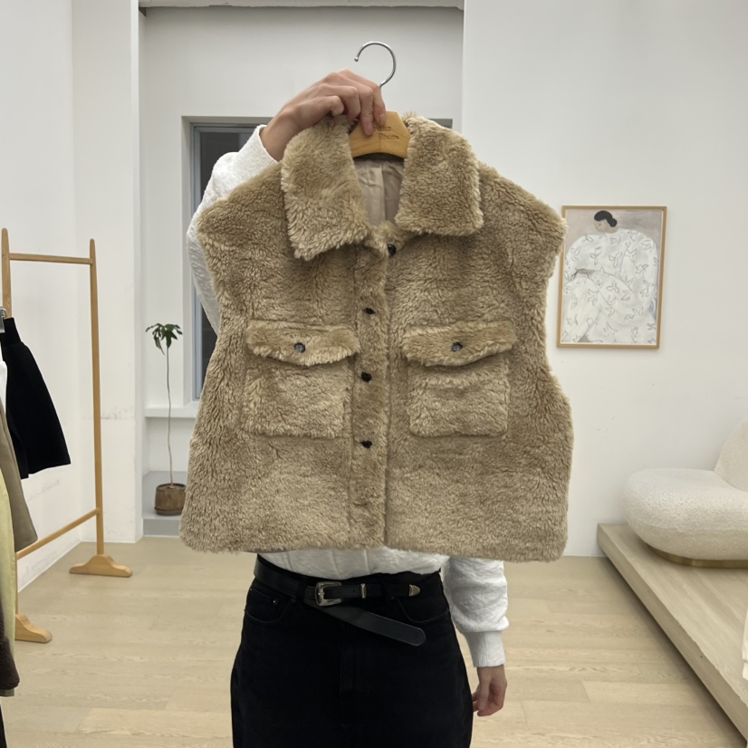 DRESS ROOM東大門㊣實拍女裝新款時尚真品推薦人氣熱賣馬甲DRESS ROOM馬甲圖色2