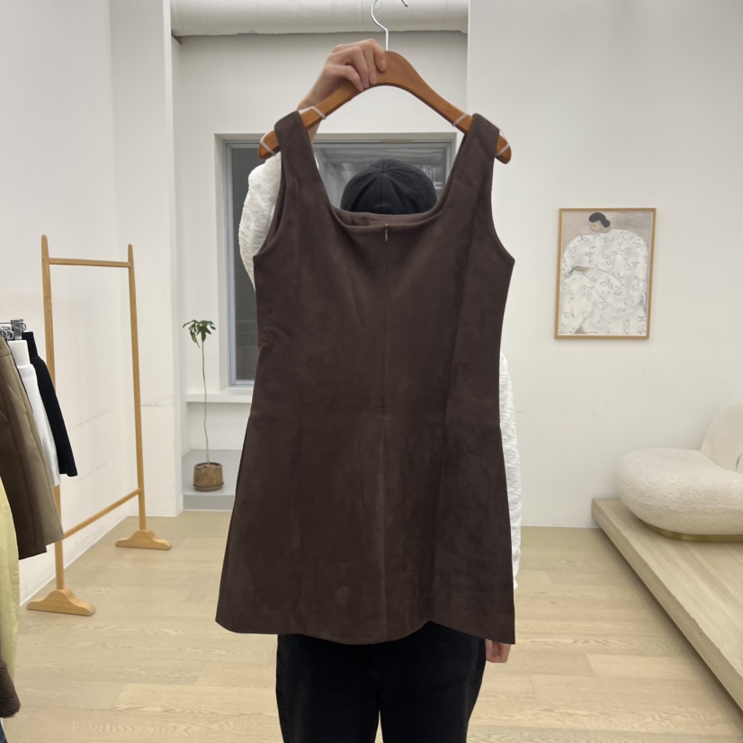 DRESS ROOM韓國代購㊣女士新品熱賣休閑25秋冬真品職業連衣裙DRESS ROOM連衣裙