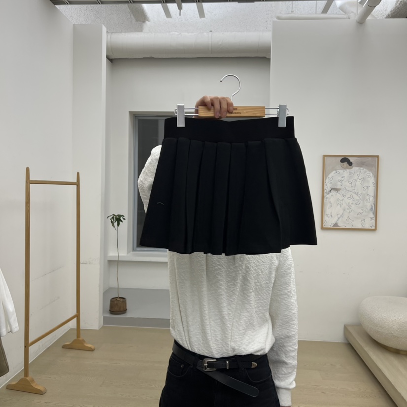 DRESS ROOM韓國直郵㊣女裝新品人氣職業25秋冬短裙百褶褶裙DRESS ROOM短裙圖色2