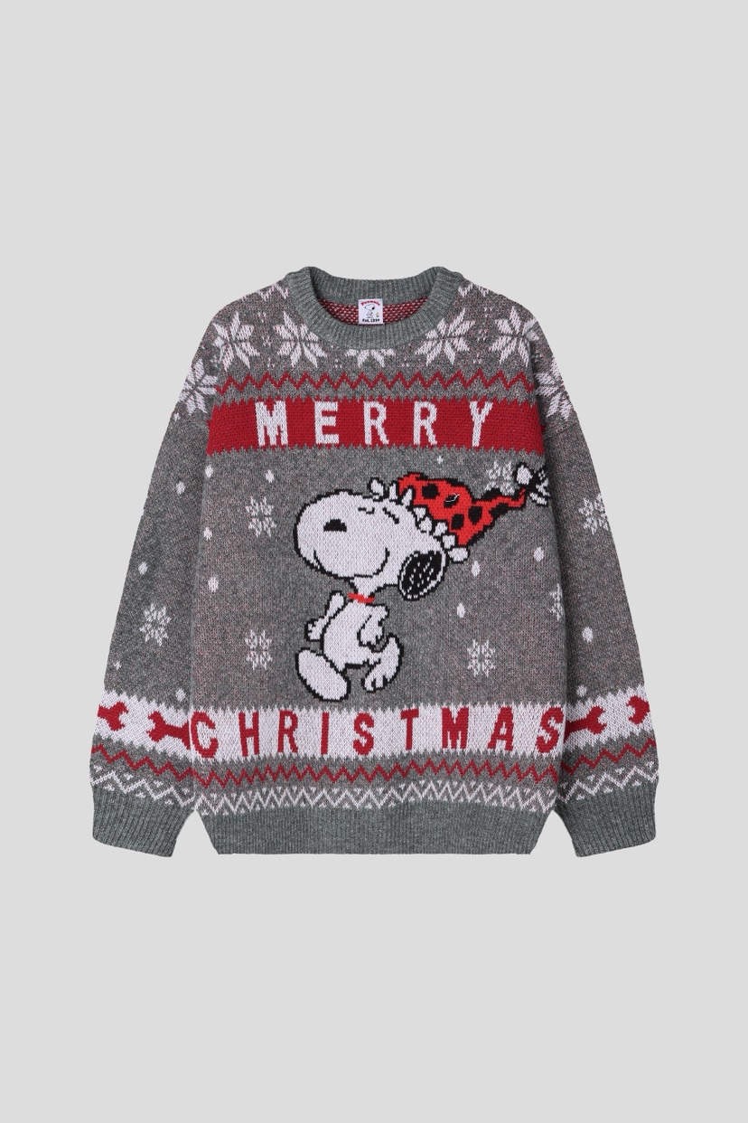 OURWAVE/OUR ROOM東大門㊣代購女裝新款人氣針織衫史努比Our Wave/Our Room針織衫圖色2