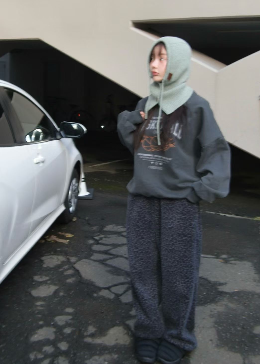 INBIBLE東大門㊣直郵女士新品25秋冬職業推薦人氣時尚休閑褲INBIBLE休閑褲圖色1