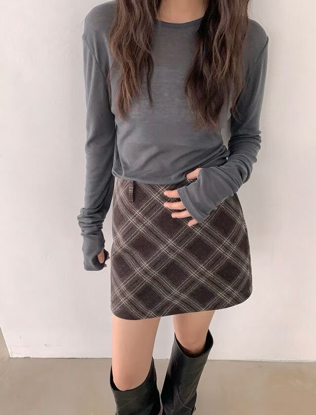 INBIBLE東大門㊣直郵女士新品推薦休閑人氣職業熱賣長袖T恤INBIBLE長袖T恤圖色2