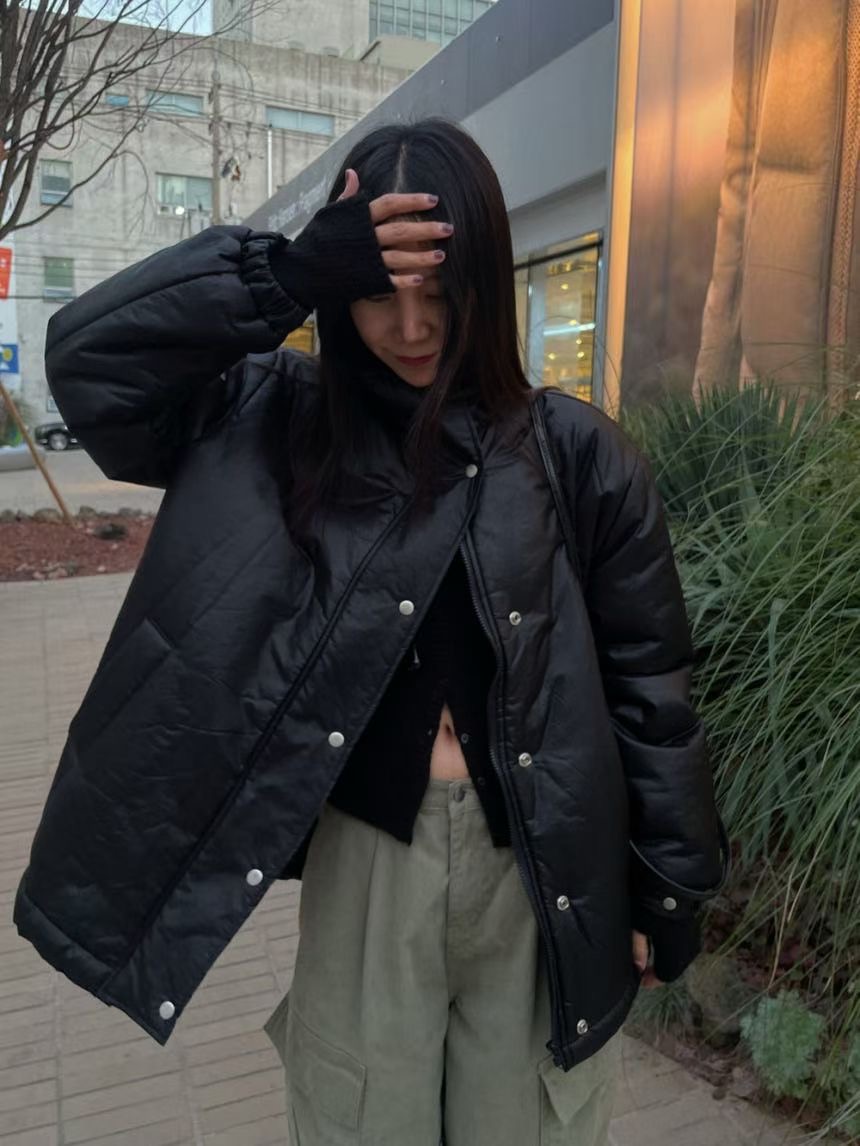 INBIBLE韓國直郵㊣女士新品熱賣時尚推薦25秋冬人氣短款棉服INBIBLE短款棉服