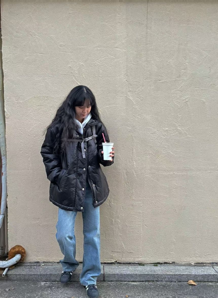 INBIBLE韓國直郵㊣女士新品熱賣時尚推薦25秋冬人氣短款棉服INBIBLE短款棉服圖色1