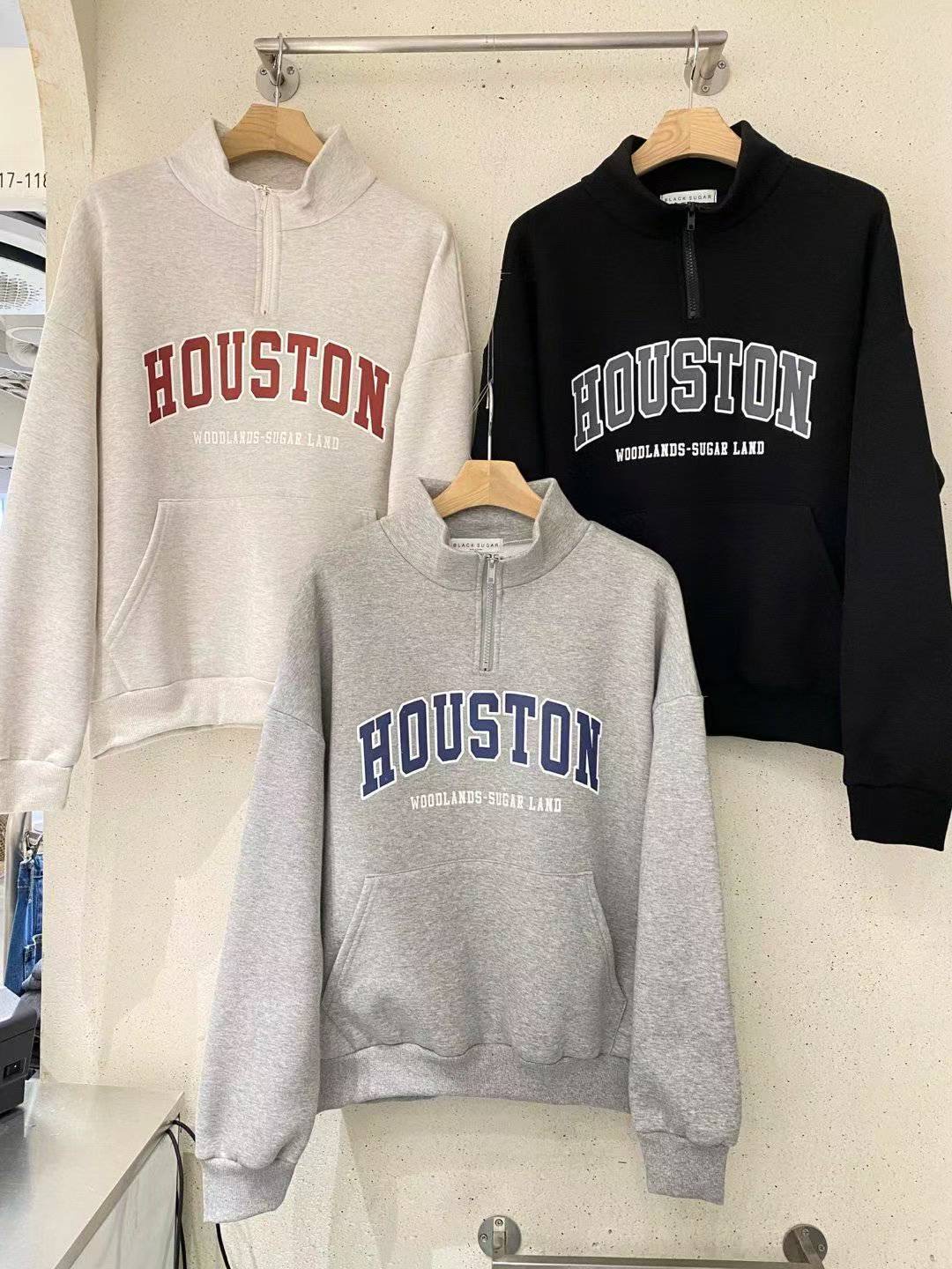 BLACK SUGAR-블랙슈가-T韓國直郵㊣女裝新款時尚衛衣拉鏈BLACK SUGAR衛衣