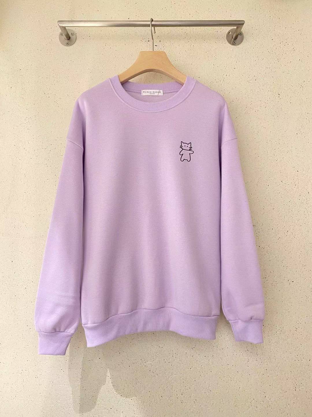 BLACK SUGAR-블랙슈가-T韓國直郵㊣女裝新款人氣職業衛衣BLACK SUGAR衛衣圖色2