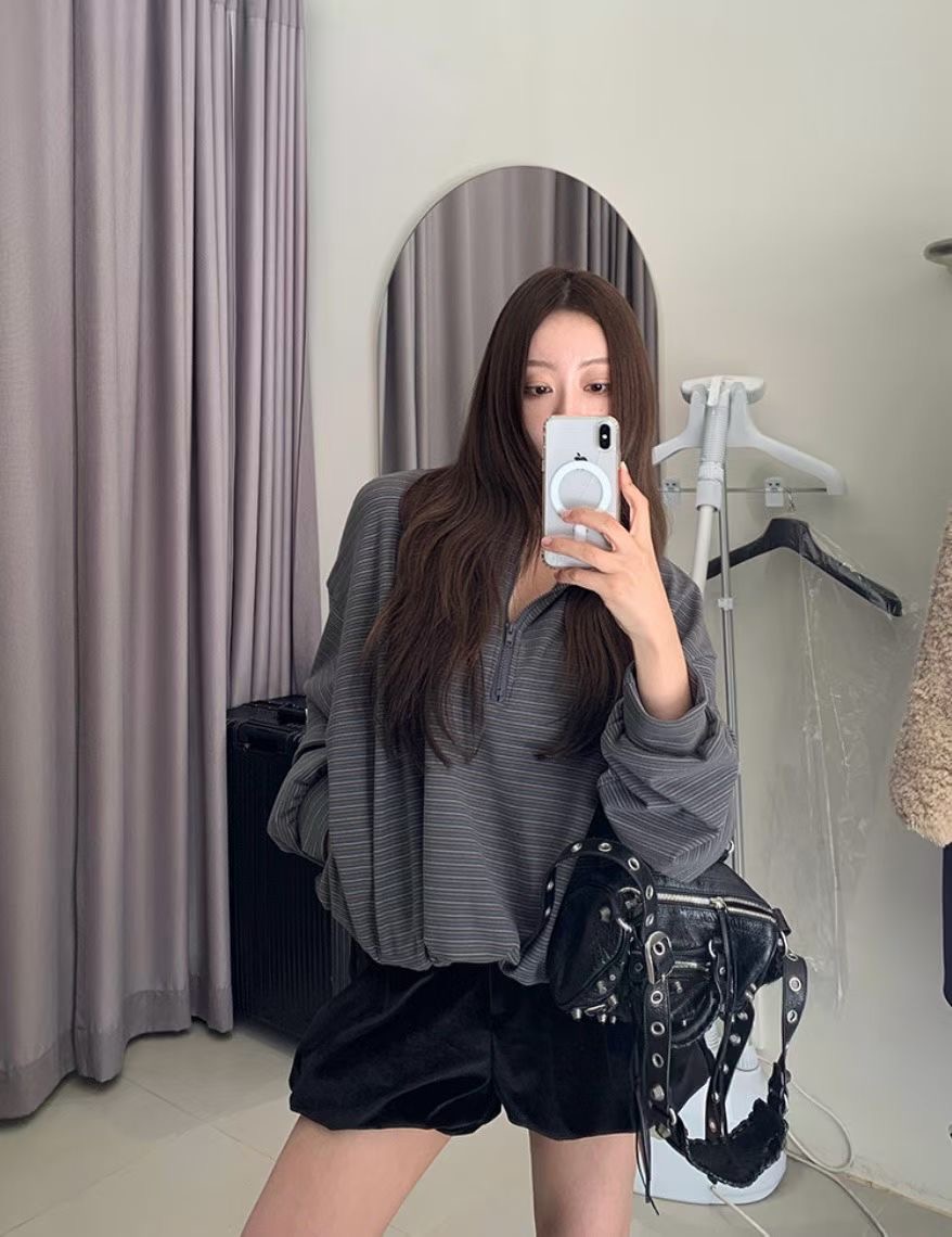 INBIBLE東大門㊣代購女裝新款時尚休閑25秋冬真品職業熱賣衛衣INBIBLE衛衣圖色2