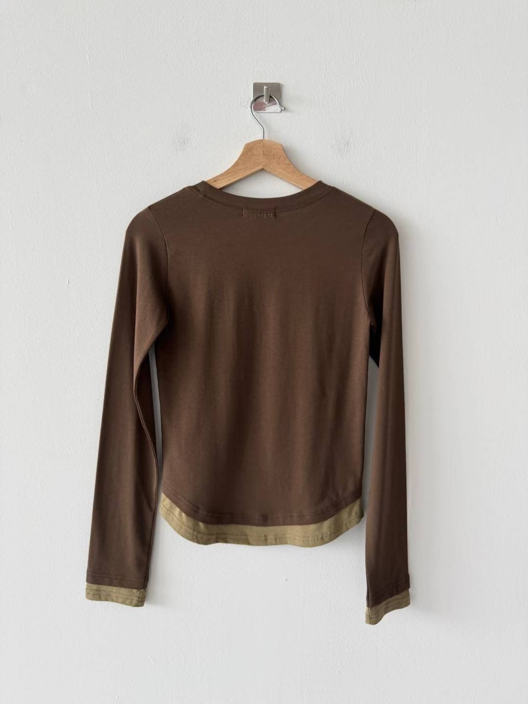 CHERRY YA東大門㊣實拍女裝新品真品時尚熱賣25秋冬長袖T恤CHERRY YA長袖T恤