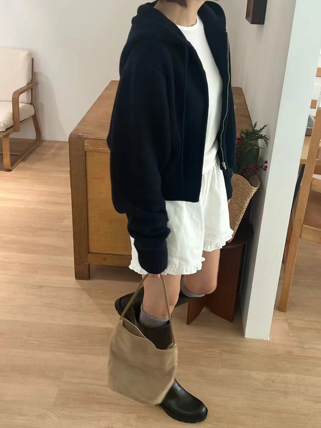 WAYBETTER韓國代購㊣女士新款25秋冬時尚職業真品休閑針織衫WAYBETTER針織衫