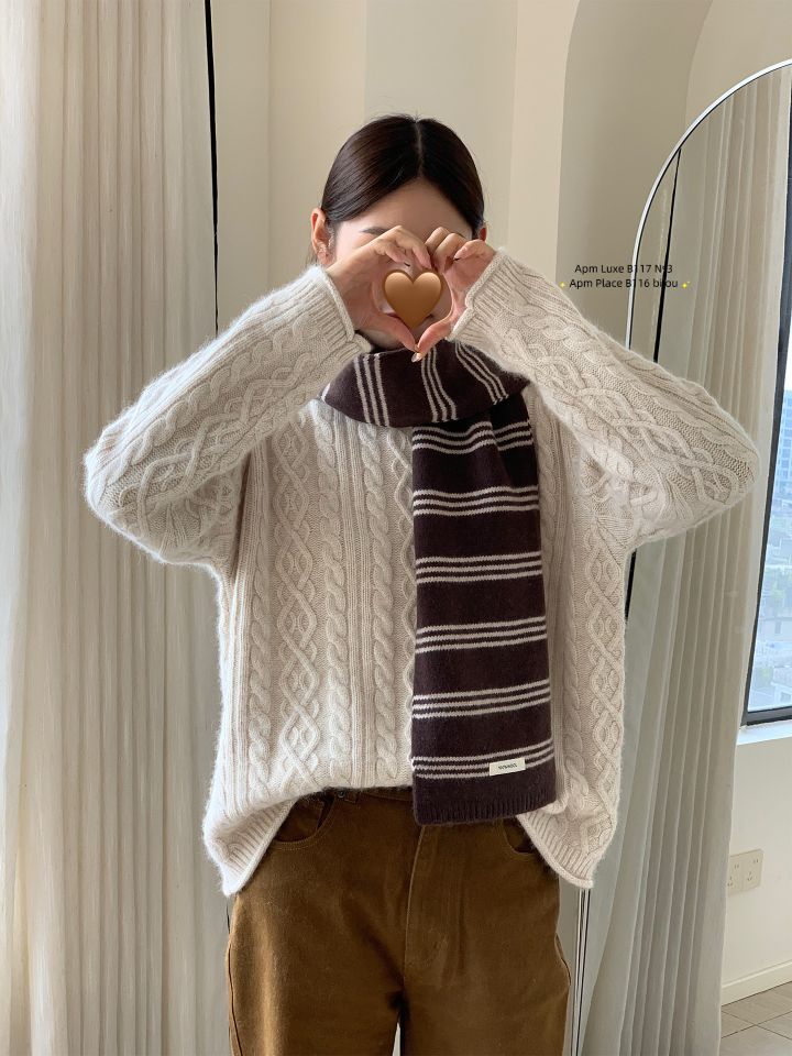 N3東大門㊣代購女裝新品真品熱賣時尚休閑人氣圍巾披肩羊毛N3圍巾/披肩