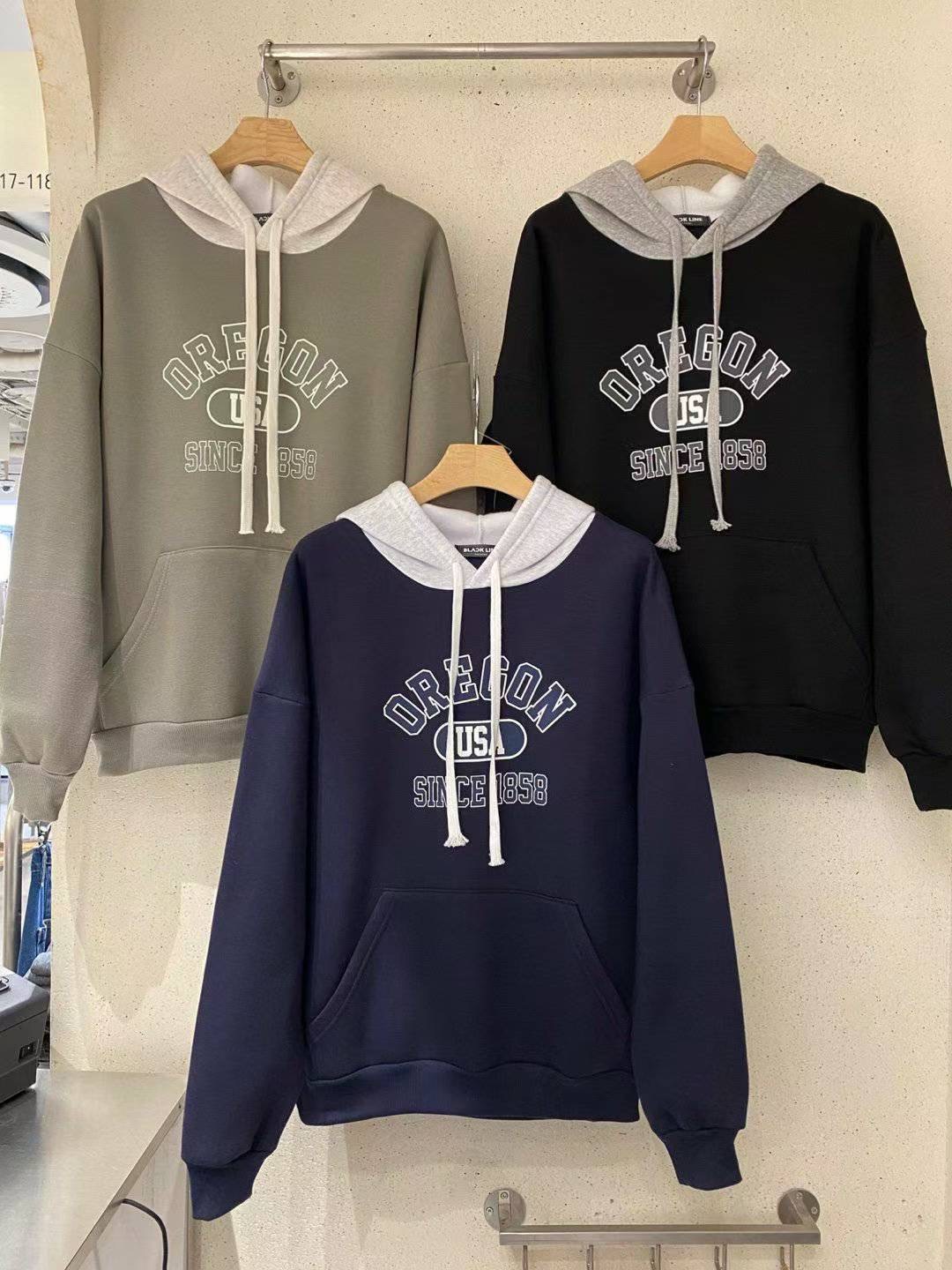 BLACK SUGAR-블랙슈가-T東大門㊣實拍女裝新款25秋冬衛衣BLACK SUGAR衛衣