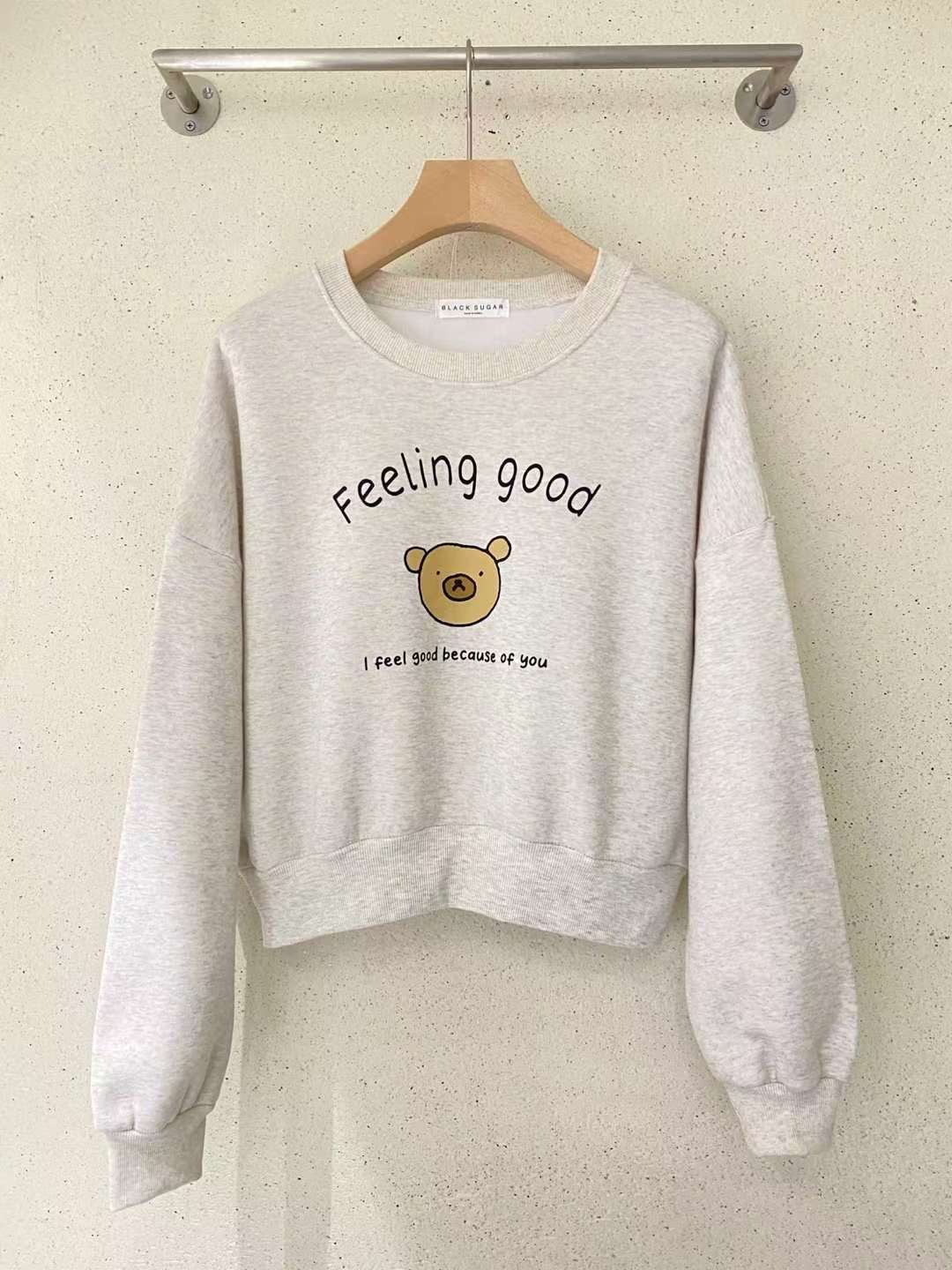 BLACK SUGAR-블랙슈가-T東大門㊣實拍女士新款推薦休閑衛衣BLACK SUGAR衛衣圖色1