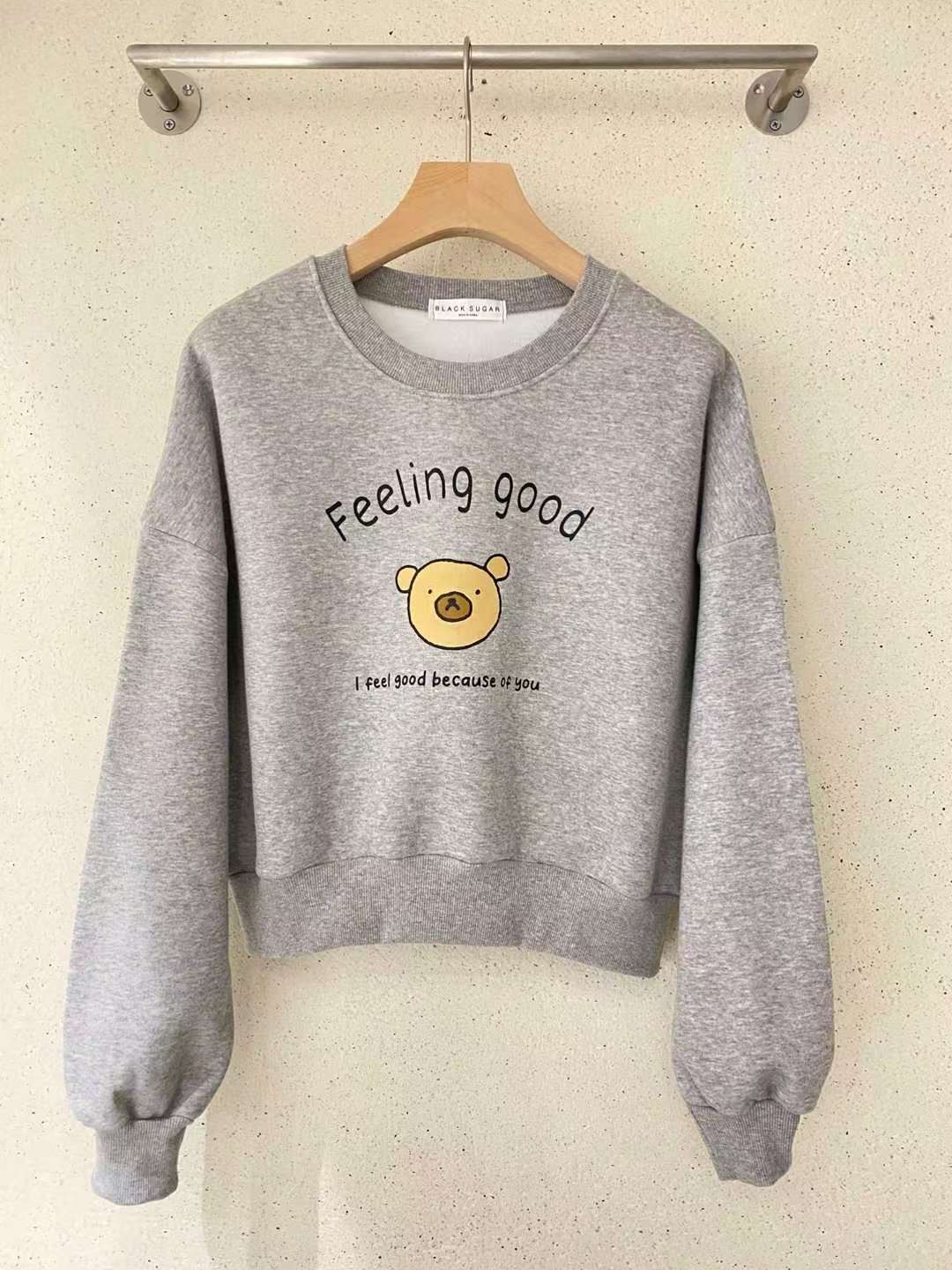 BLACK SUGAR-블랙슈가-T東大門㊣實拍女士新款推薦休閑衛衣BLACK SUGAR衛衣圖色3