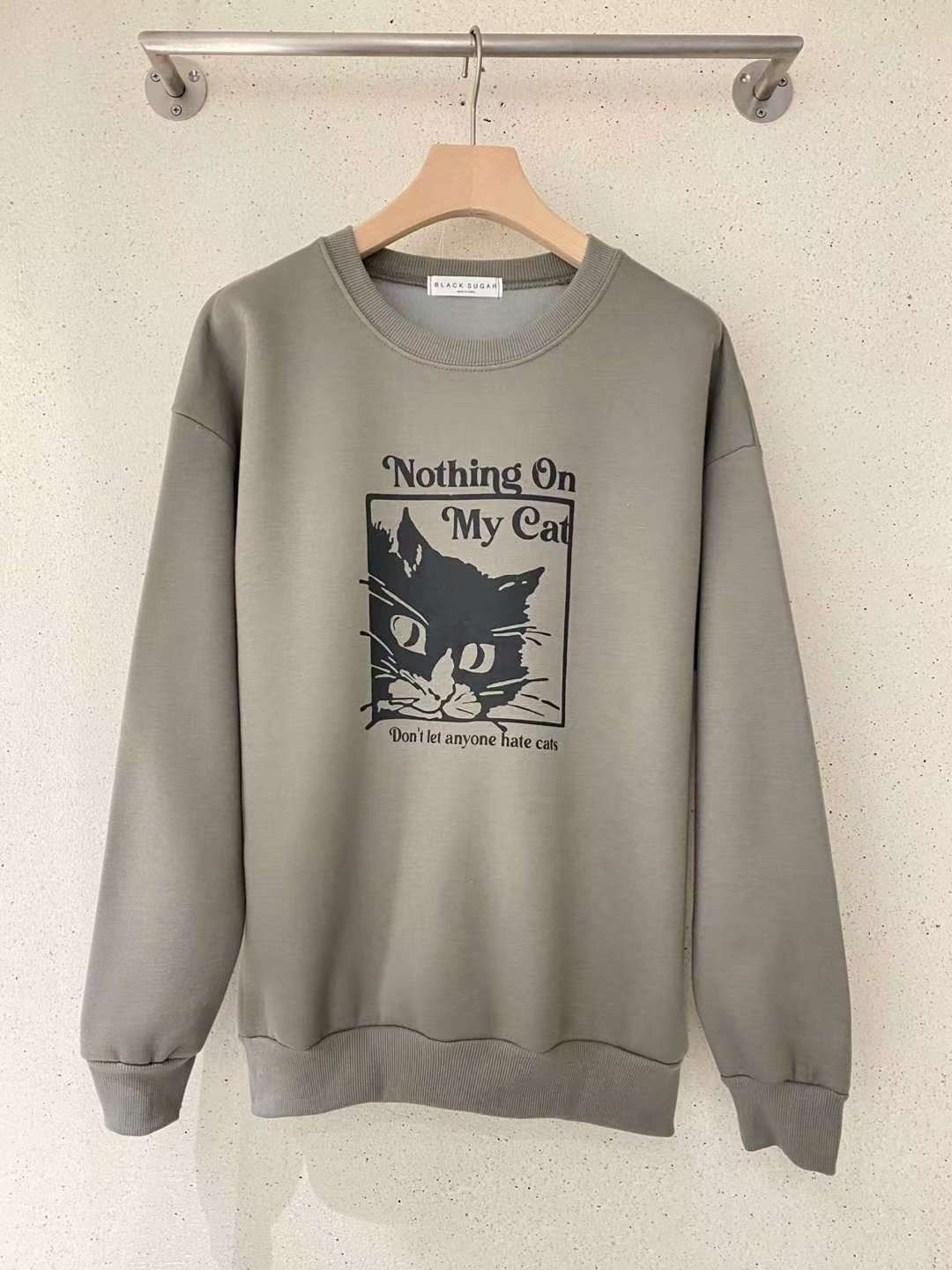 BLACK SUGAR-블랙슈가-T韓國代購㊣女士新款推薦真品衛衣BLACK SUGAR衛衣圖色3